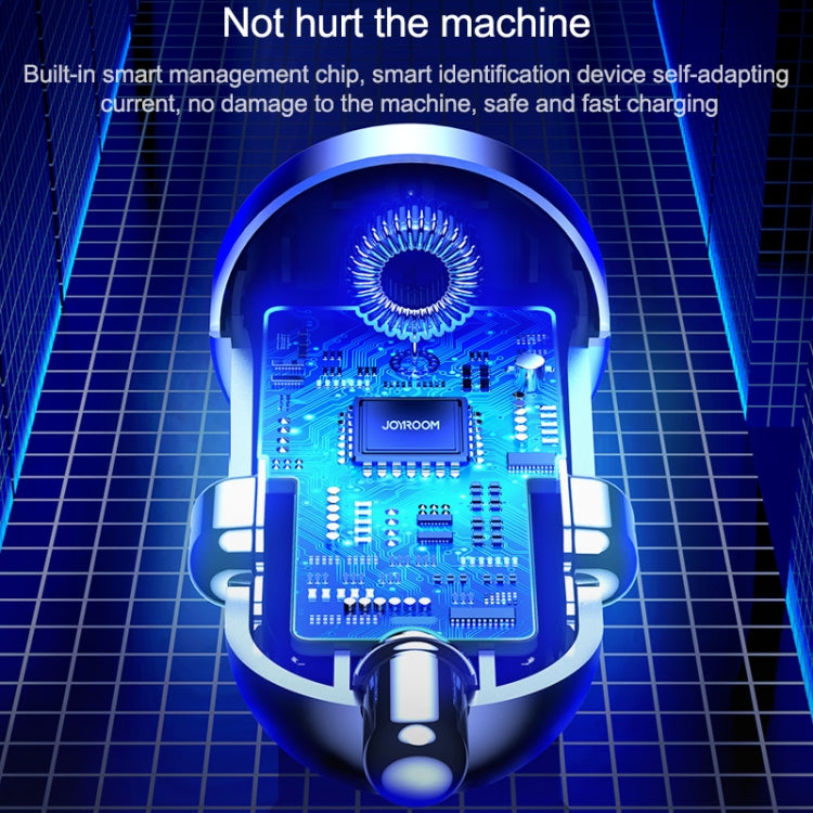 JOYROOM C-A08 Caricatore per auto intelligente a doppia porta Mini PD+QC3.0 da 30 W, C-A08