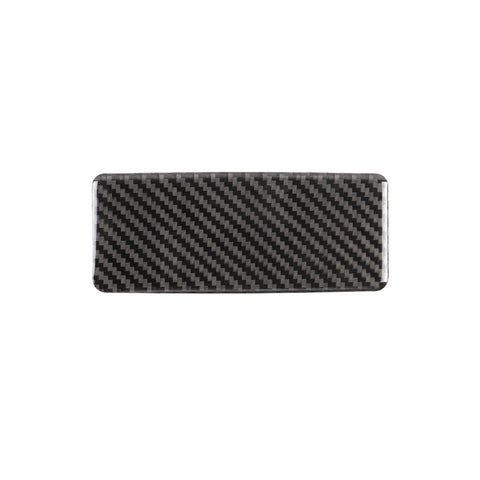 Adhésif décoratif pour panneau posé pour siège postérieur en fibre de carbone pour voiture pour Infiniti Q50 / Q60, panneau de cendrier de siège arrière