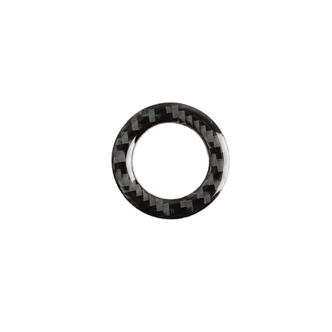 Adesivo decorativo per avvio con un solo pulsante in fibra di carbonio per auto per Infiniti Q50 / Q60, One-button Start