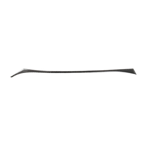 Adesivo decorativo per cruscotto lato destro in fibra di carbonio per auto per Infiniti Q50 / Q60, guida a sinistra, Right Side of the Dashboard