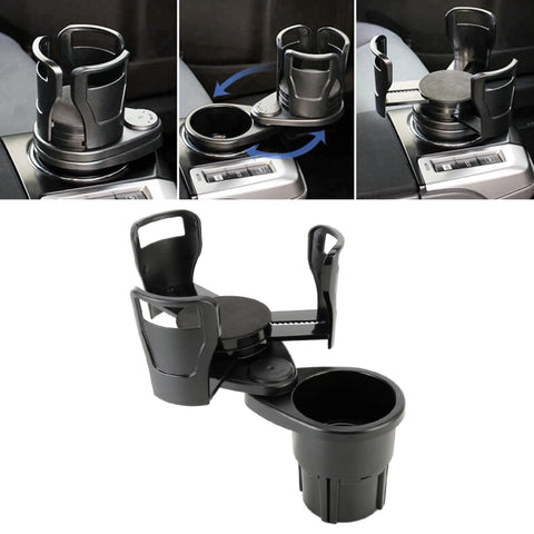 Portabevande multifunzionale pour portabicchieri universale per auto, Noir