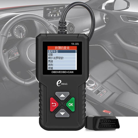 Strumento diagnostico per rilevatore di guasti OBD2 per mini lettore di codici per auto YA101, YA101