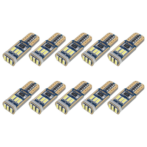 10 PZ T10 DC12V / 1,7 W / 6000 K / 110 LM 9 LED SMD-4014 Luce di ingombro per auto, con decodificatore, 10pcs DC12V / 1.7W / 6000K / 110LM - Novalix Store