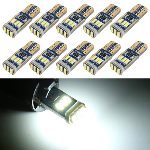 10 PZ T10 DC12V / 1,7 W / 6000 K / 110 LM 9 LED SMD-4014 Luce di ingombro per auto, con decodificatore, 10pcs DC12V / 1.7W / 6000K / 110LM - Novalix Store