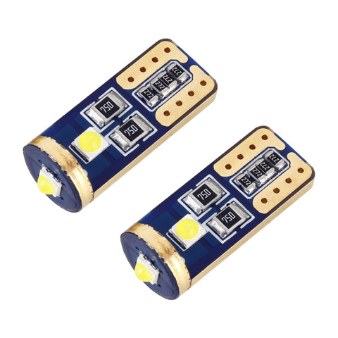 Set di 2 Luci di Ingombro LED T10/W5W/168/194 DC12V, 1.2W, 6000K,