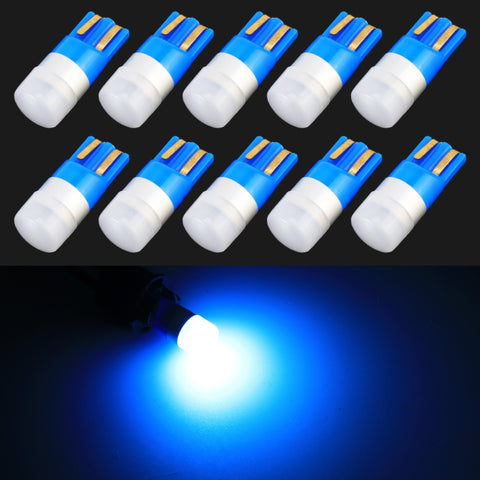 10 Pezzi Luce di Ingombro T10/W5W/168/194 DC12V 0,6W 1LED SMD-3030