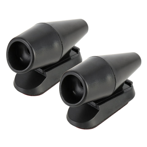 Répulsif pour animaux à ultrasons pour l'énergie éolienne, alarme sonore pour le cerf, ABS pour voiture, répulsif pour animaux à énergie éolienne (noir), répulsif pour animaux à énergie éolienne (argent noir)