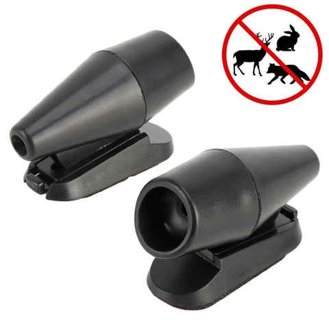 Répulsif pour animaux à ultrasons pour l'énergie éolienne, alarme sonore pour le cerf, ABS pour voiture, répulsif pour animaux à énergie éolienne (noir), répulsif pour animaux à énergie éolienne (argent noir)
