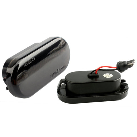 2 indicatori di direzione laterali per acqua corrente a LED per auto D12V / 5W per Volkswagen, For Volkswagen(Black), For Volkswagen(Transparent) - Novalix Store