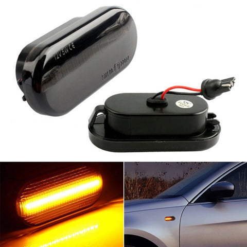 2 indicatori di direzione laterali per acqua corrente a LED per auto D12V / 5W per Volkswagen, For Volkswagen(Black), For Volkswagen(Transparent) - Novalix Store