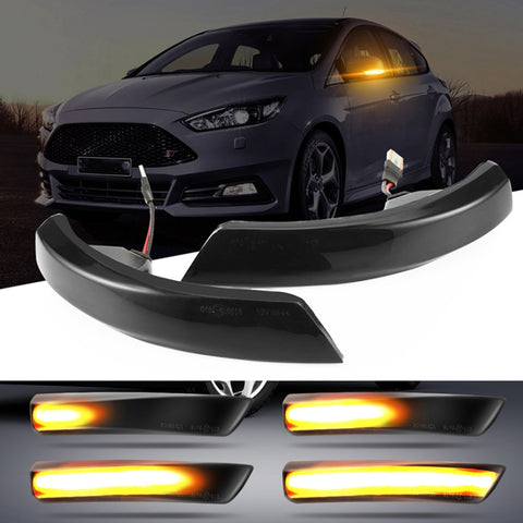 2 pezzi D12V / 5W LED per auto lampeggiante dinamico luce di retromarcia luce di direzione dell'acqua corrente per Ford, For Ford - Novalix Store