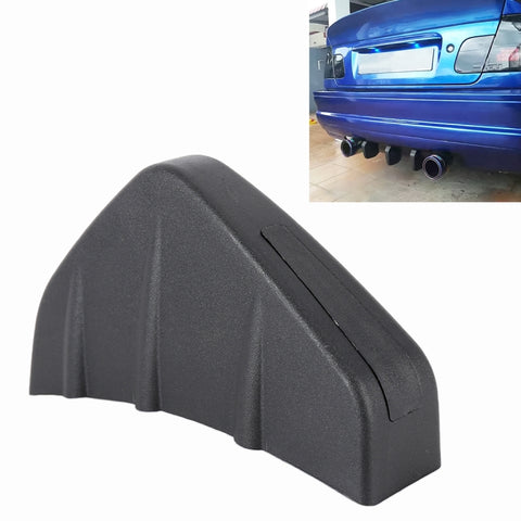 Labbro mantovana posteriore en plastique noir pour style auto universel, noir