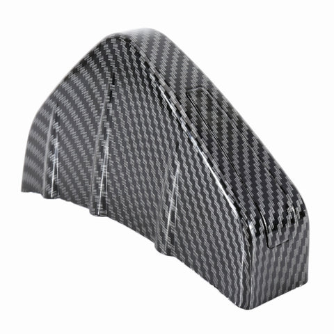 Labbro mantovana posteriore in plastica con struttura in fibra di carbonio per auto universale, Carbon Fiber Texture