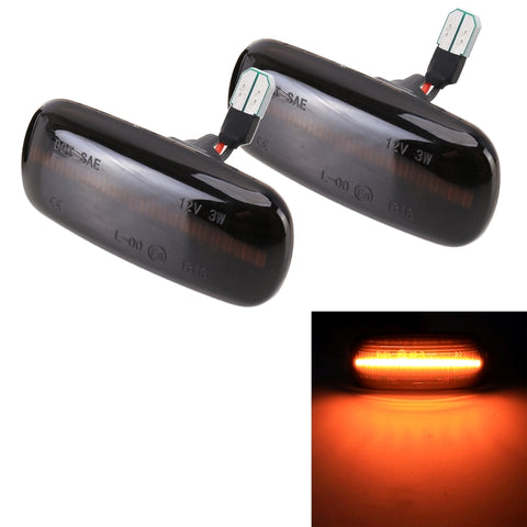 Set di 2 luci LED gialle dinamiche DC12V 3W per indicatore di