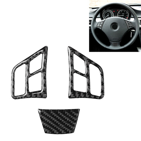 Adesivo in fibra di carbonio per pulsanti volante BMW Serie 3 E90