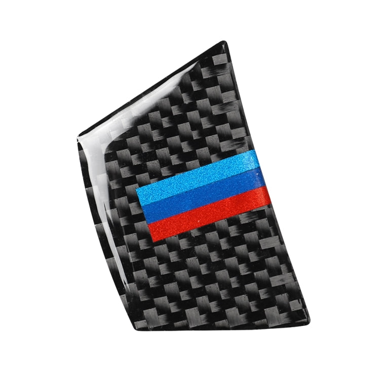 Carbon Fiber Steering Wheel Button Stickers for BMW 3 Series