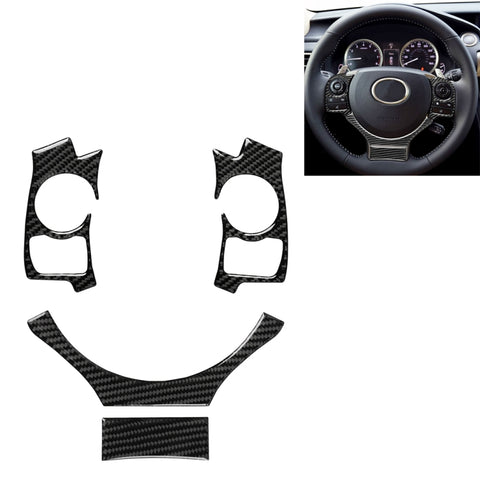 Adhésif décoratif pour volant pulsant en fibre de carbone 4 en 1 pour Lexus IS250 NX200 200t 300h, guide pour destra ea sinistra universale, pour Lexus IS250 NX200 200t 300h(B)