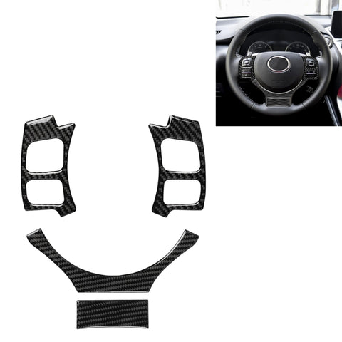 Adhésif décoratif pour volant pulsant en fibre de carbone 4 en 1 pour Lexus IS250 NX200 200t 300h, guide pour destra ea sinistra universale, pour Lexus IS250 NX200 200t 300h