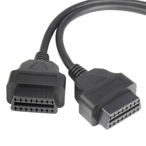 Cavo Diagnostico OBD2 Esteso 16PIN Maschio a Femmina L Shape 90 Gradi