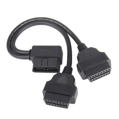 Cavo Diagnostico OBD2 Esteso 16PIN Maschio a Femmina L Shape 90 Gradi