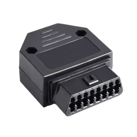 Spina OBD connecteur féminin 16PIN pour auto OBD 2 + garde + terminale + vite, Femelle