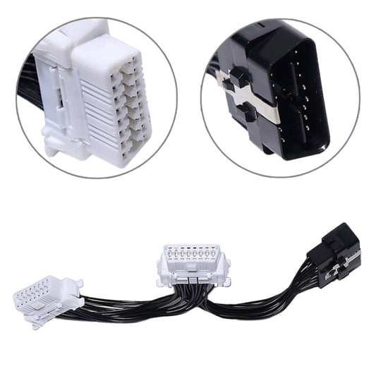 cavo-diagnostico-obd2-esteso-per-auto-2-in-1-16pin-obd2-cable - immagine 1
