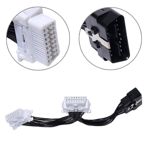 Cavo Diagnostico OBD2 Esteso 16PIN per Auto - 2 in 1
