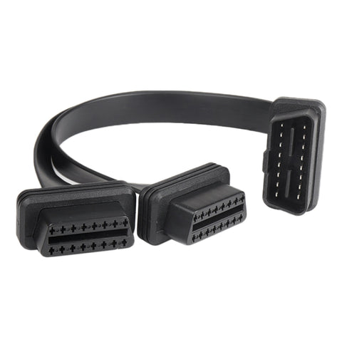 Cavo Diagnostico OBD2 Esteso 16PIN 2 in 1 con Testa Dritta