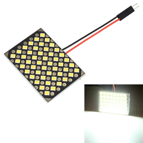 DC12V / 4W / 6000K / 240LM 48LED SMD-2835 Lampada da lettura per auto Dome Light, 48LEDs