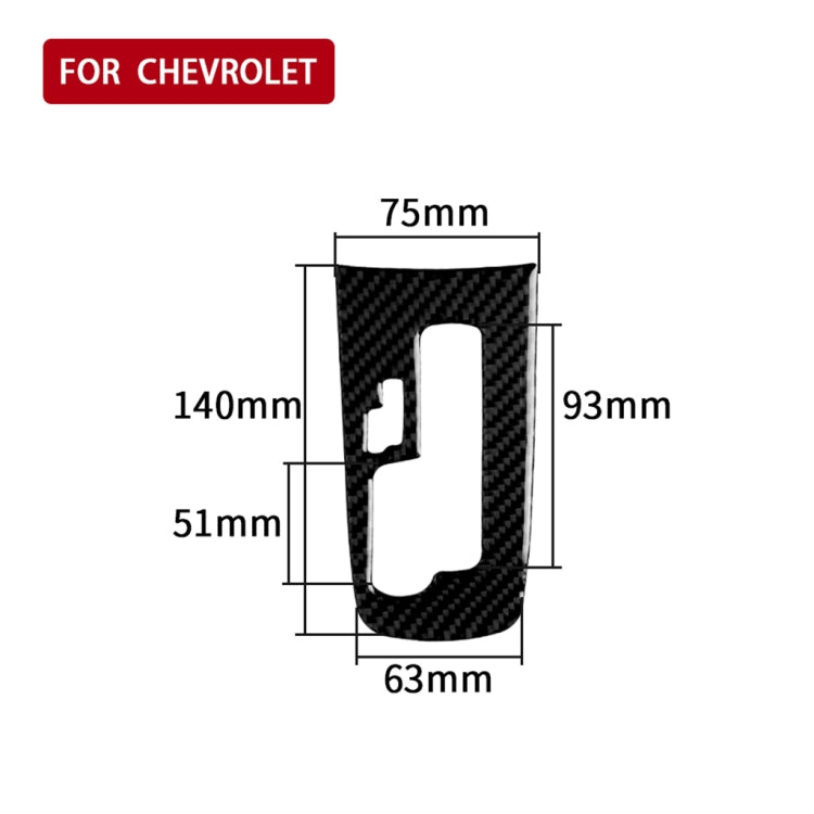 Car Carbon Fiber Center Control Gear Shift Position Panel Decorative Sticker for Chevrolet Cruze 2009-2015, Left and Right Drive Universal              ...