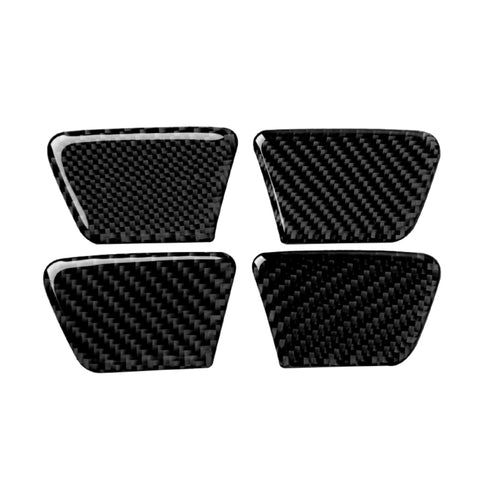 Adhésif décoratif pour porte en fibre de carbone pour 4 pièces pour Chevrolet Cruze 2009-2015, guide vers l'avant et vers l'avant universel, cuvette de porte