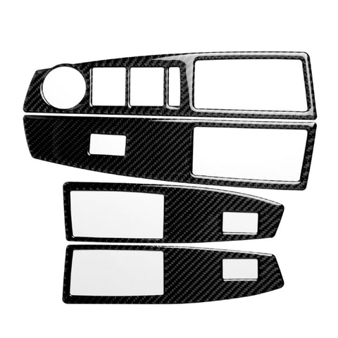 Adhésif décoratif pour panneaux d'interruption pour alzacristalli en fibre de carbone pour voiture pour Chevrolet Cruze 2009-2015, guide de sortie, interrupteur de lève-vitre (RH)