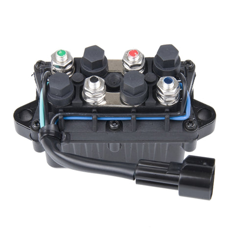 Relais d'inclinaison et de réglage hors-bord 12 V / 120 A pour remplacement du moteur Yamaha 61A-81950-00-00 Connecteur à 3 broches, relais de garniture d'inclinaison de levage