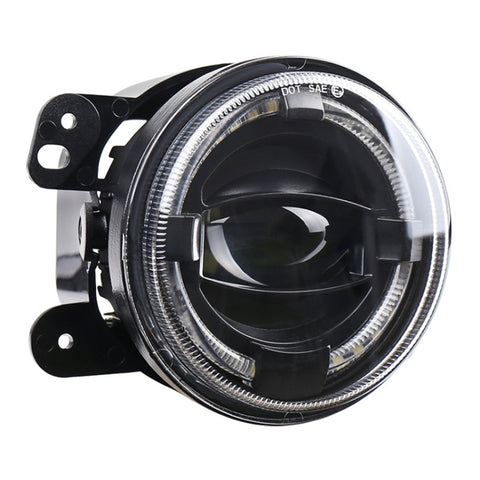 Faro LED Angel Eyes 4 Pollici per Jeep Wrangler e Dodge, Set di 2