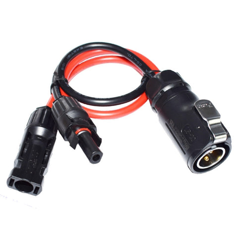 Connecteur d'affichage LED féminin avec colonne aéronautique à 2 cœurs du MC4 au LP20, MC4 au LP20