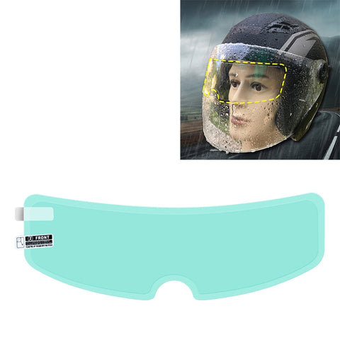Pellicola per casco visiera per casco moto antiappannamento, 24.5x7.5cm
