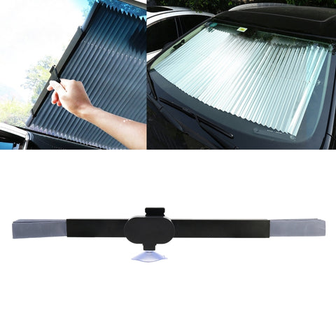 Ventosa per auto, parabrezza retrattile, parasole, copertura parasole per protezione solare UV, dimensioni: 46 cm, Sucker Ventouses, 46cm