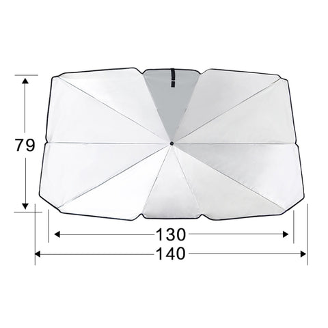 Parasole retrattile per auto Protezione solare Isolamento termico Parasole per parabrezza anteriore, di grandi dimensioni, Large Size