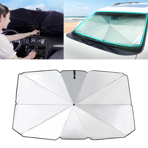 Parasole retrattile per auto Protezione solare Isolamento termico Parasole per parabrezza anteriore, di grandi dimensioni, Large Size