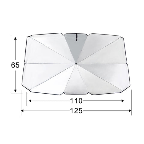 Parasole rétractable pour voiture, protection solaire, isolation thermique, parasol pour parasol antérieur, dimensions ridotte, petite taille
