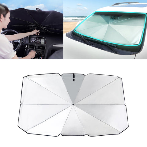 Parasole rétractable pour voiture, protection solaire, isolation thermique, parasol pour parasol antérieur, dimensions ridotte, petite taille