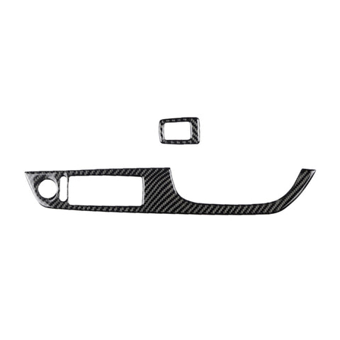 Adhésif décoratif pour panneau de sol avec guide de destra pour voiture en fibre de carbone 2 en 1 pour BMW E92 2005-2012, pour BMW