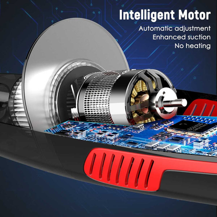 Potente aspirapolvere portatile cablato per auto da 120 W con luce a LED. Lunghezza cavo: 5 m, Wired with Light