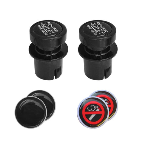 2 pezzi/set tappo antipolvere per accendisigari per auto, Car Cigarette Lighter Dust Cover - Novalix Store