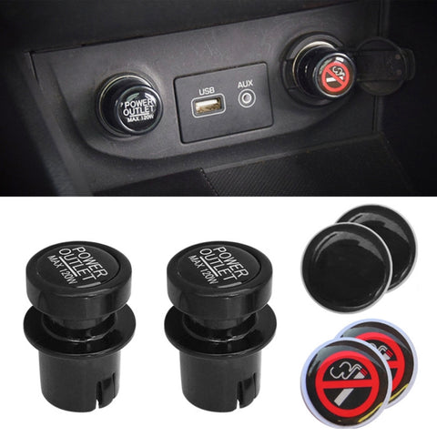 2 pezzi/set tappo antipolvere per accendisigari per auto, Car Cigarette Lighter Dust Cover - Novalix Store