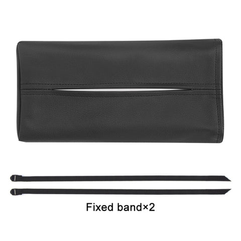 Scatola per fazzoletti in pelle PU per auto, dimensioni: 24x13x5 cm, Car Tissue Box