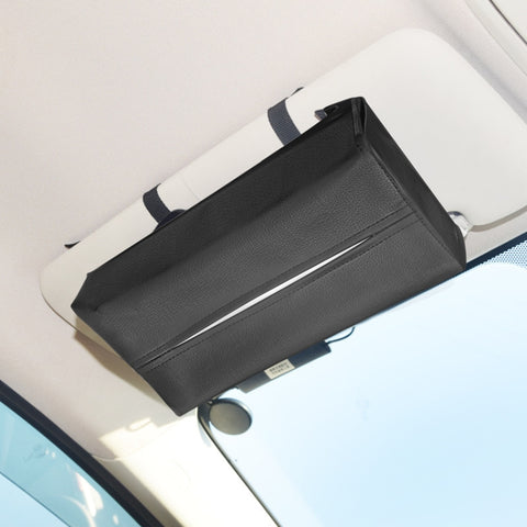 Scatola per fazzoletti in pelle PU per auto, dimensioni: 24x13x5 cm, Car Tissue Box