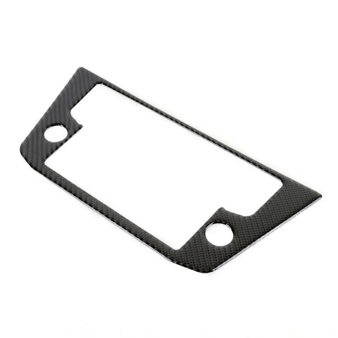 Adhésif décoratif pour téléphone de navigation en fibre de carbone pour voiture pour Volkswagen Tiguan L, configuration haute, cadre de navigation, configuration élevée