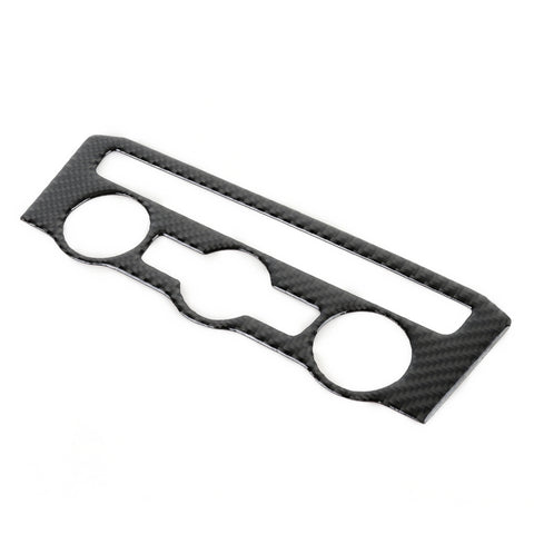 Adhésif décoratif pour panneau air conditionné en fibre de carbone pour voiture pour Volkswagen Tiguan L, configuration haute, panneau de climatisation, configuration élevée