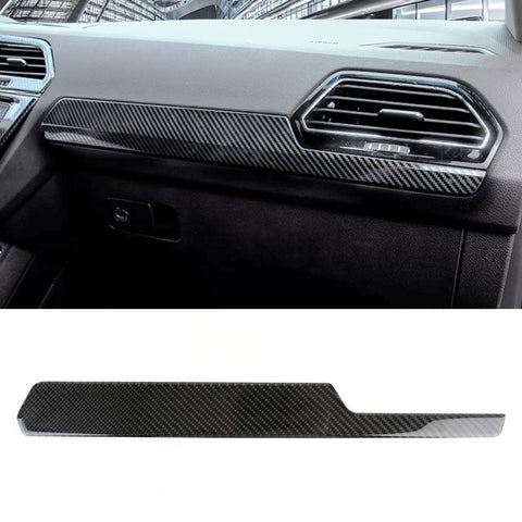 Striscia decorativa per cruscotto in fibra di carbonio per Volkswagen Tiguan L, Dashboard